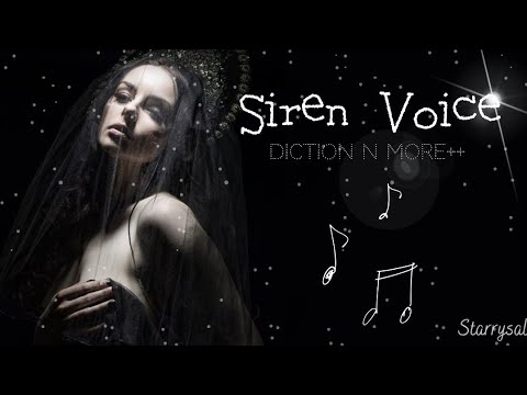 ♡´Siren Voice' Büyüleyici Siren Sesi & Mükemmel Diksiyon & Ses Eğitimi Subliminal