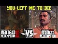 Returning Dialogue ''You left me to Die'' From RDR Part 1 in RDR Part 2