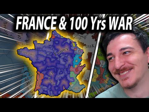 12 DETAILED France EU5 MAPS & 100 Yrs WAR HISTORICAL SETTING