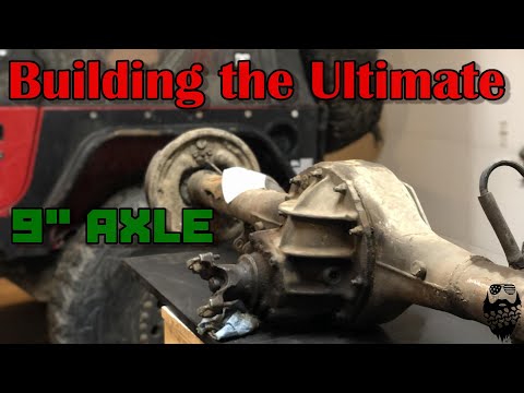 Jeep Wrangler TJ rear axle upgrade, JUNK YARD to ULTIMATE Ford 9 inch build