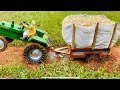 Diy Tractor Trolley Loaded Straw Loaded Trolley Tractor Diy Tractor JCB MiniCreative1