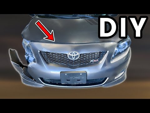 DIY 2009-2010 Toyota Corolla Front Bumper Removal | How To Remove Toyota Corolla Front Bumper