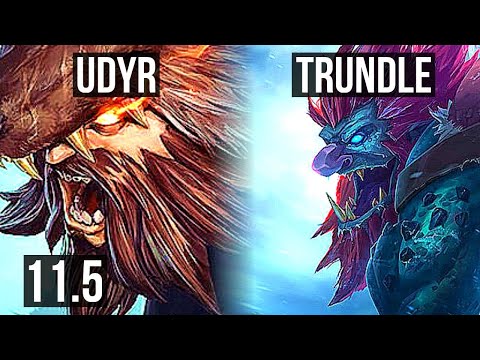 UDYR vs TRUNDLE (JUNGLE) | 73% winrate, 4/2/17 | BR Master | v11.5