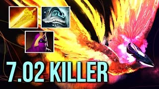 Phoenix Killer Build 7.02 Radiance 27 Kills by NP.MSS Fun Pub Gameplay Dota 2