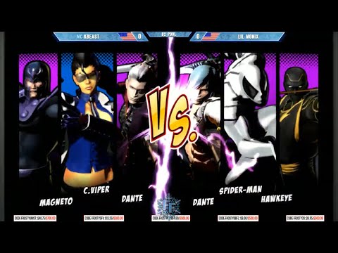 Frosty Faustings XII 2020 UMVC3 Pools (MC KBEAST) vs (LIL MONIX)