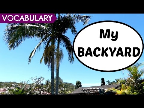 Backyard Gardening - Gardening Vocabulary