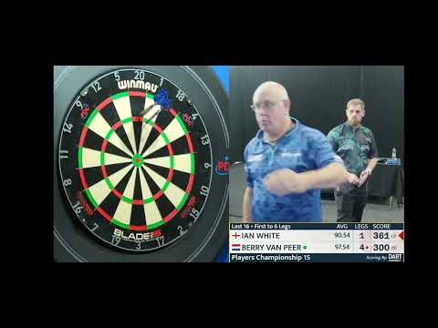Ian White vs Berry van Peer Last 16 - Players Championship 15