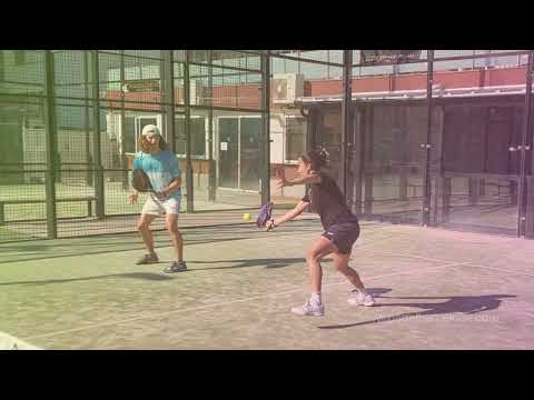 Nathan en stage de Padel à Barcelone