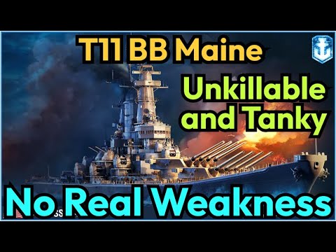 T11 Supership Maine: The Most Powerful Battleship With No Real Weaknesses