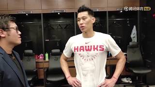 (English Subtitles)Jeremy Lin interview post home opener, talking playing time, body and rhythm