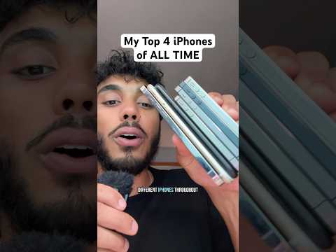 My TOP 4 iPhones of ALL TIME 😳 #iphone #apple #iphones #tech