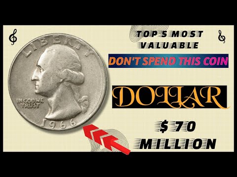 USA silver Washington Quarter dollar coin  1966  large date with d mint mark in black colour shade 