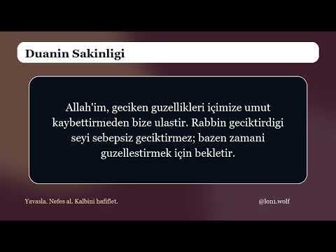 Duanin Sakinligi