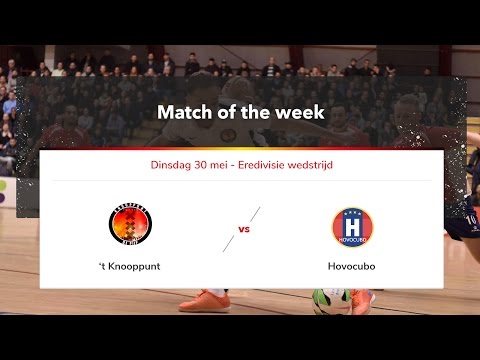 Livestream zaalvoetbal 't Knooppunt - Hovocubo 30/05/2017