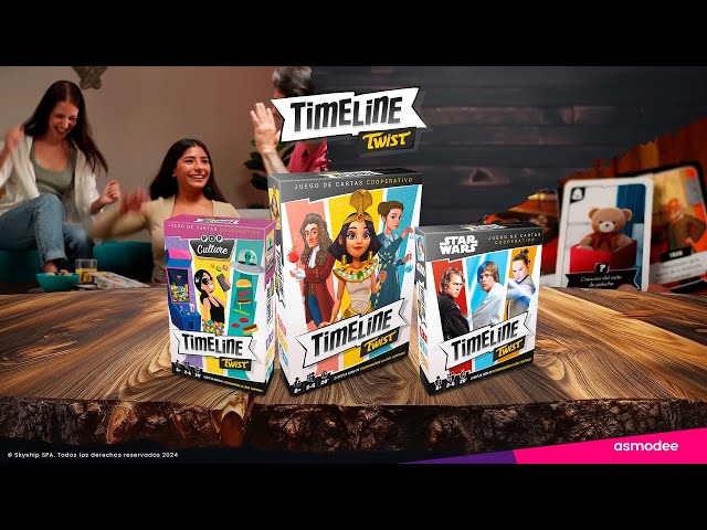 Vídeo relacionado con Asmodee Timeline Twist Star Wars, Juego de Cartas Cooperativo para Familias y Adultos, Ordena Escenas Icónicas de la Saga en la Línea Temporal, 2-8 Jugadores, A Partir de 7 Años, 15 Minutos, Español