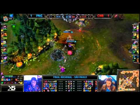 Brazil Regional Season 2014 Ro4: paiN Gaming vs CNB e-Sports Club G3 (20.07.2014)