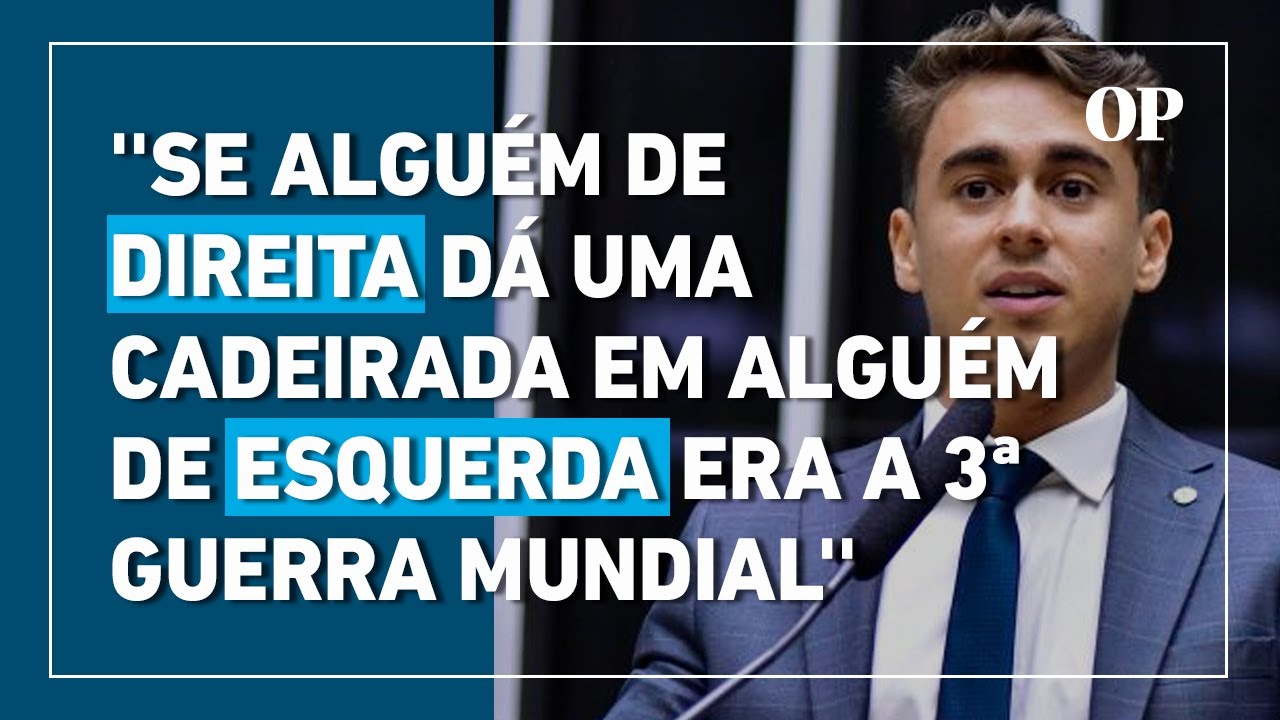 Nikolas Ferreira se solidariza com Marçal após ataque de Datena
