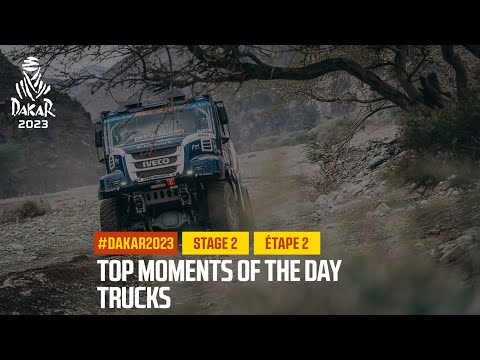 ダカール・ラリー2023 カミオントラッククラスのステージ2ハイライト動画