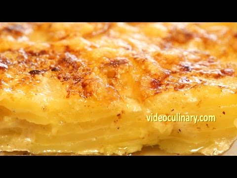 Potato Gratin - Classic French Recipe - Video Culinary