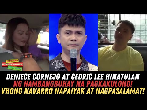 Deniece Cornejo Cedric Lee Hinatulan Ng Habambuhay Na Pagkakulong! Vhong Navarro UMIYAK NagPASALAMAT