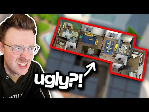 i fixed the UGLIEST apartment in The Sims 4 🤢