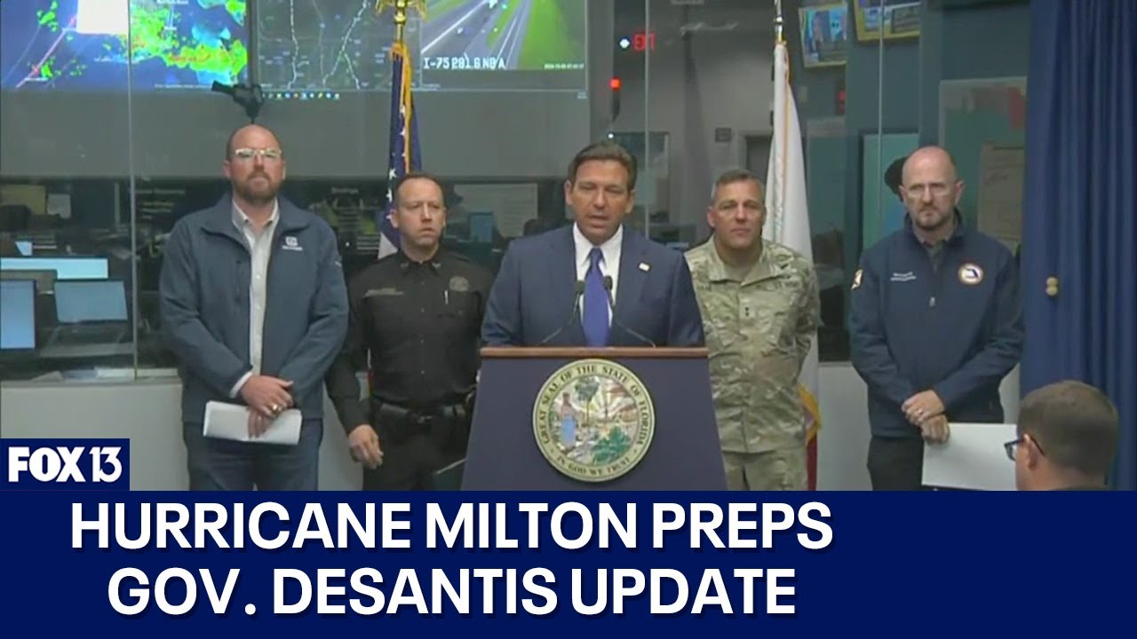 Gov. DeSantis news conference ahead of Hurricane Milton