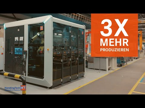 Produce 3x more with a HandlingTech robot cell.