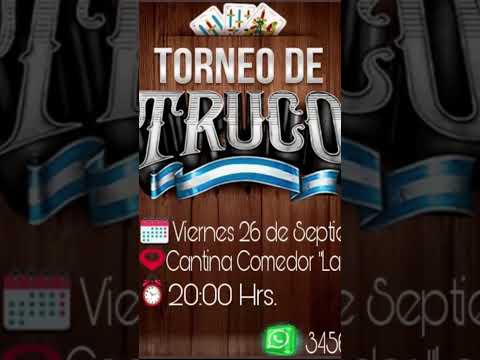 Viernes 26/09/25. 20 hs. Chajari, Prov. de Entre Rios. #locosxeltruco #truco #trucoargentino