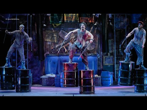 Watch the cast of STOMP transform everyday items into instruments for an in-studio performance