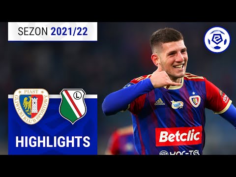 Piast Gliwice - Legia Warszawa 4:1 | SKRÓT | Ekstraklasa 2021/22 | 12. Kolejka