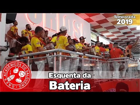 Salgueiro 2020 - Esquenta da bateria no Salgueiro Convida - Apoteose ao vivo - #SC19