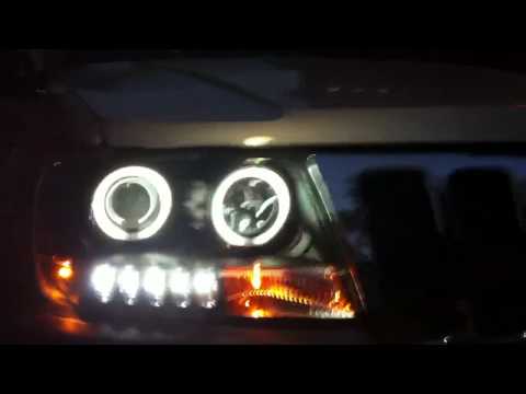 DUAL CCFL Halo Projector Head lights