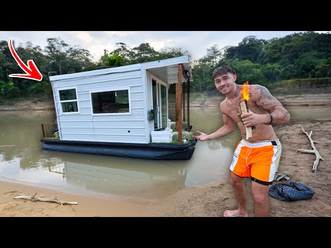 Overnight on the House Boat on the DEADLIEST River in Texas