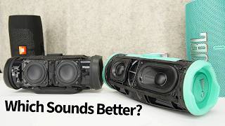 JBL Charge 3 vs Charge 5 Sound & Bass Excursion Test