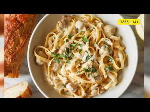 Chicken Alfredo Fettuccine pastas Recipe|creamy pasta|fettuccine by Bail's cusine Rabail's kitchen