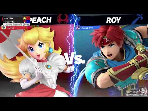 Koveto (Peach) vs Archanea (Roy) - Losers Quarter-Finals | TheNintenDudes Online #5