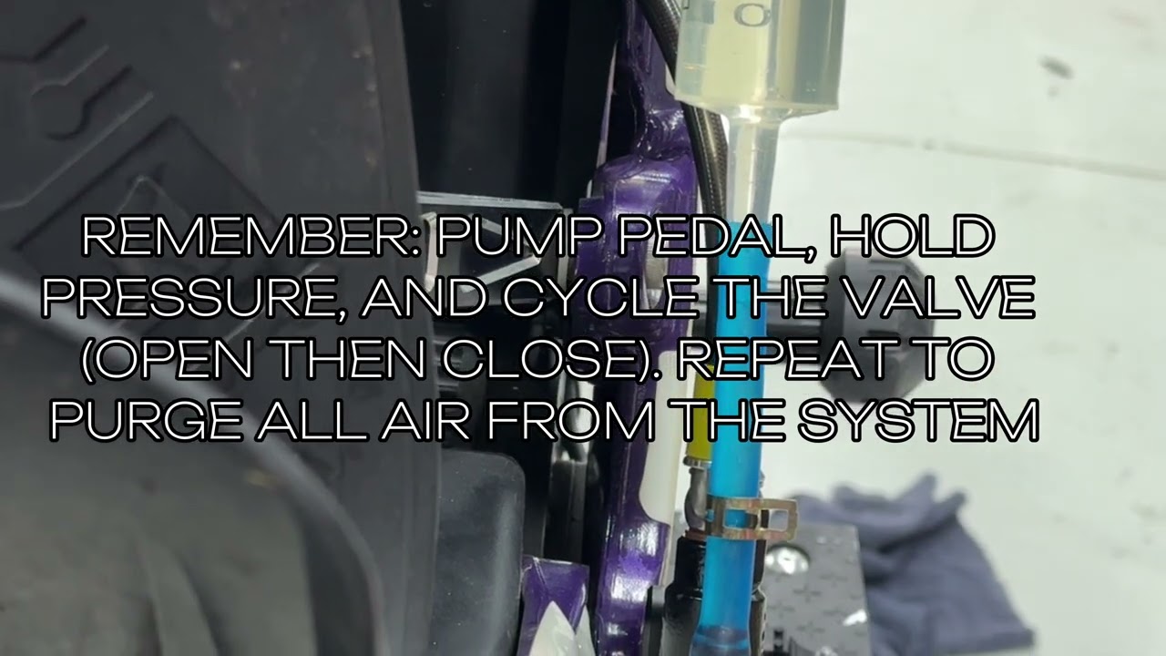 HOW TO BLEEDING BRAKE FLUID INTO FOOT BRAKE