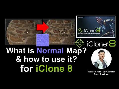 What is Normal Map - How to use it? iClone 8 Tutorial - Bump - Normal - PBR
