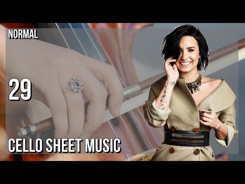 Cello Sheet Music: How to play 29 by Demi Lovato