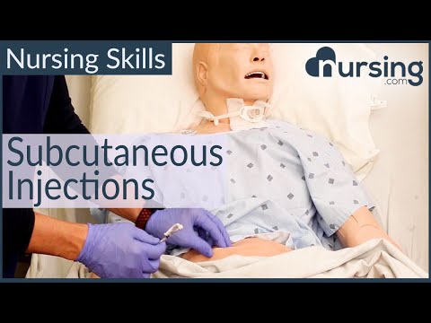 Subcutaneous Injection Technique (SubQ) for Nurses