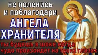 † ПОБЛАГОДАРИ АНГЕЛА ХРАНИТЕЛЯ СВОЕГО И УЗРИ ЧУДО ГЛАЗАМИ СВОИМИ! Мощнейшая Молитва
