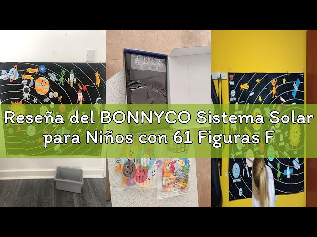 Vídeo relacionado con Sistema Solar para Niños de Fieltro (62 Piezas) - Planetas Sistema Solar para niños - Juegos Educativos Montessori 3-8 Años - Juguetes Niños 5 Años - Regalo Original Didáctico Divertido