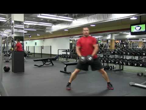 Alternate Dumbbell Side Lunge