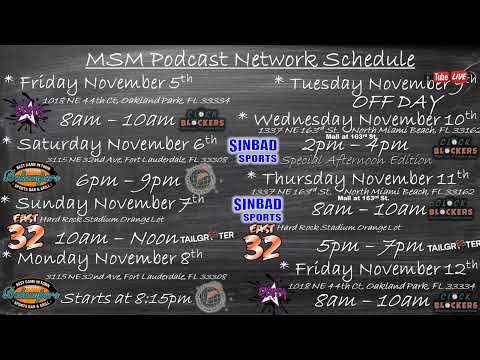 (Ep.126) 11/4: Throwback Thursday (All Time Dolphins vs Texans)