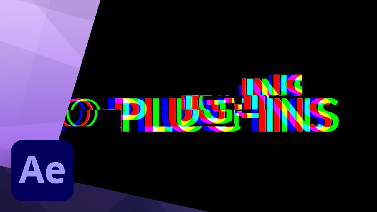How to create an Epic RGB Glitch Intro animation in After Effects (Chromatic Aberration Tutorial)