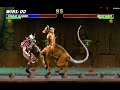 UMK3 Mame Play As Shao Kahn Vs Bosses Ending