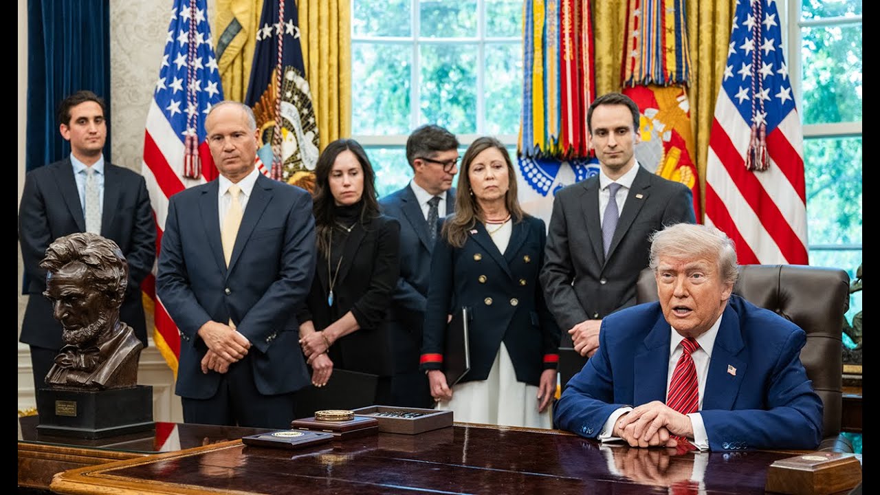 President Trump Signs Executive Orders in the Oval Office,  May 23, 2025