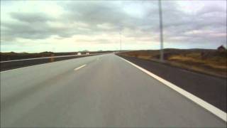 High speed driving to Keflavik