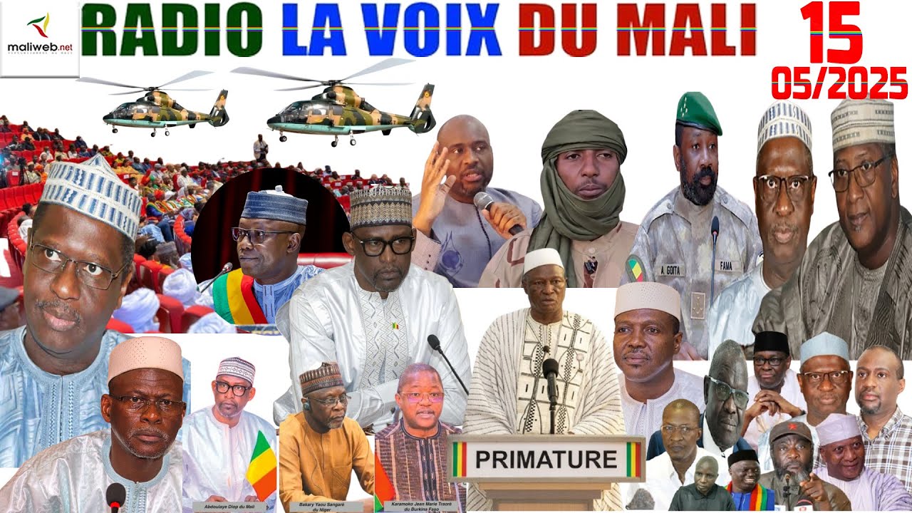 La Revue de Presse de la RADIO LA VOIX DU MALI du 15 Mai 2025