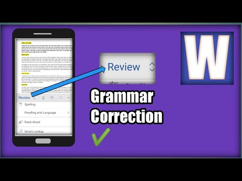 Data Spelling Correction in android Mobile |Ms Word Mobile app| class Review